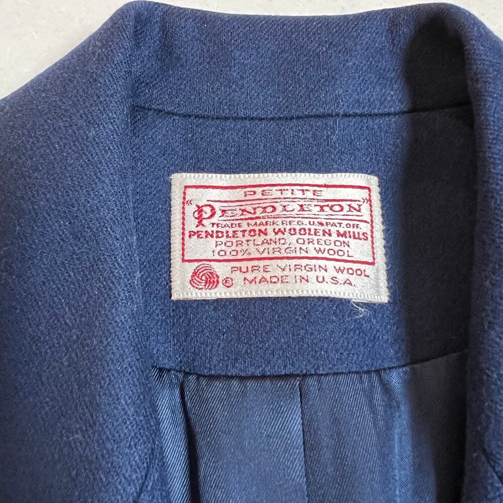 Pendleton 100% Pure Virgin Wool Double Button Bla… - image 4
